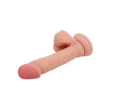 Dildo z przyssawką realistyczny penis jądra 19cm